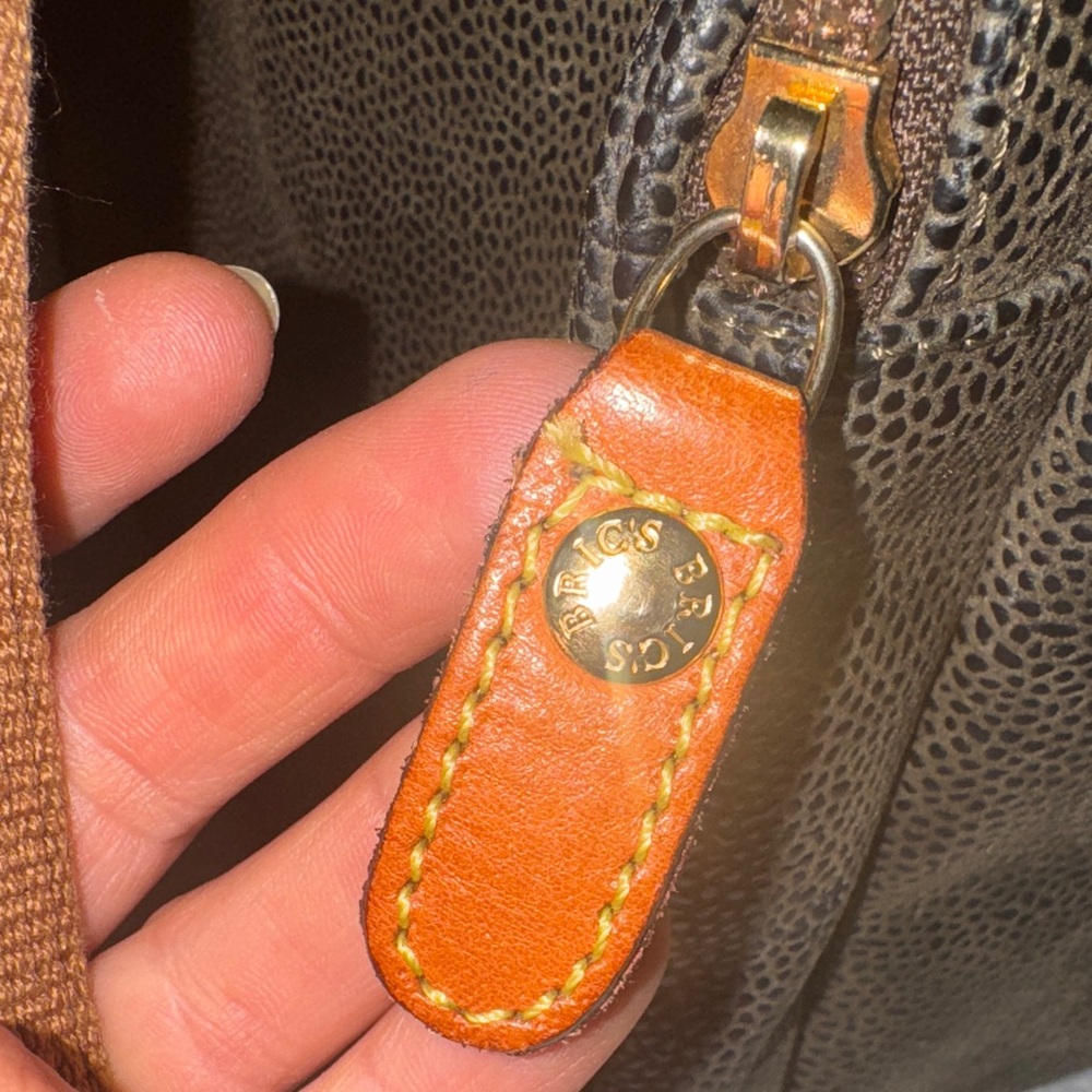 Bric’s Weekender Brown Leather Duffel Bag in mint condition - Picture 5 of 13